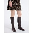 thumbnail image 2 of Time and Tru Women's Faux Leather Knee High Boots, 2 of 2