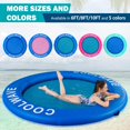 thumbnail image 2 of Hamaca Inflable Acuática COOLWAVE para Fiesta en la Piscina Azul, 2 of 7