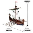 thumbnail image 2 of 463 Pcs Modèle Militaire Médiéval Blocs de Construction, Figurines de Soldats Jouets de Briques de Bateau, Jouets Créatifs pour Garçons, 2 of 4