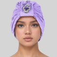 thumbnail image 2 of SUNSIOM Turbans pour Femmes Design Strass Décontracté Élégant Tête Tressée Turbans, 2 of 5