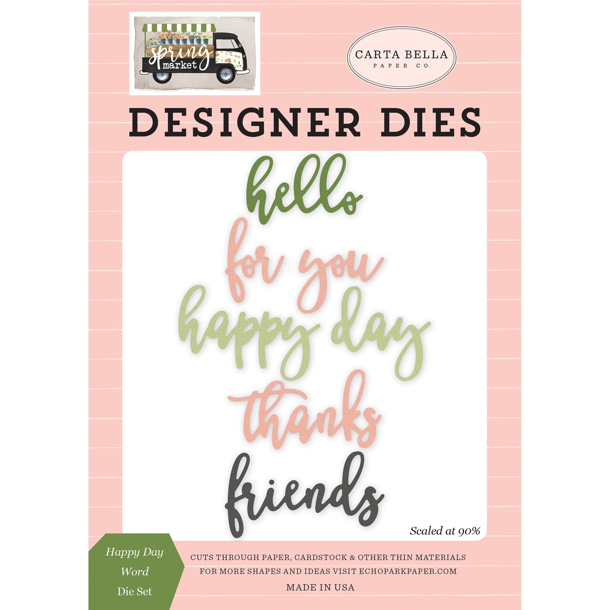 Carta Bella Dies-Happy Day