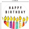 thumbnail image 4 of HAHDAXIA Happy Birthday Stickers, Round Happy Birthday Stickers,Waterproof Self Adhesive Stickers Happy Birthday with 500 pcs Round Label Rolls (1.5"Round - 500 Labels Per Roll) for Kids Part, 4 of 7