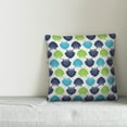 thumbnail image 2 of Creative Products Shell Pattern Blue Green 16x16 Indoor / Outdoor Pillow, 2 of 2