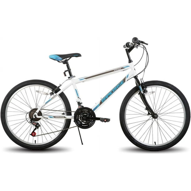 Hiland 24 26 inch Mountain Bike for Men Women, 21 Speeds High