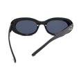 thumbnail image 5 of Gafas de sol ovaladas para hombre y mujer, lentes de Color caramelo, diseño de marca Retro, a la moda, novedad, 5 of 5