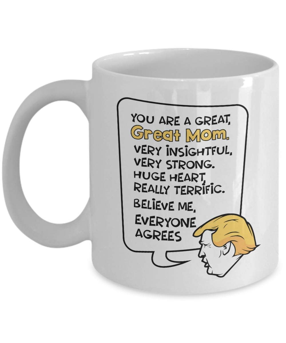 Donald Trump America USA Gift Thermal Coffee Tea Travel Flask Photo Joke Mug
