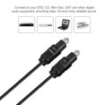 thumbnail image 3 of Digital Fiber Optical Audio Cable, Connects to DVD, CD, Mini Disc, DAT, for Clear, Full Sound, 3 of 7