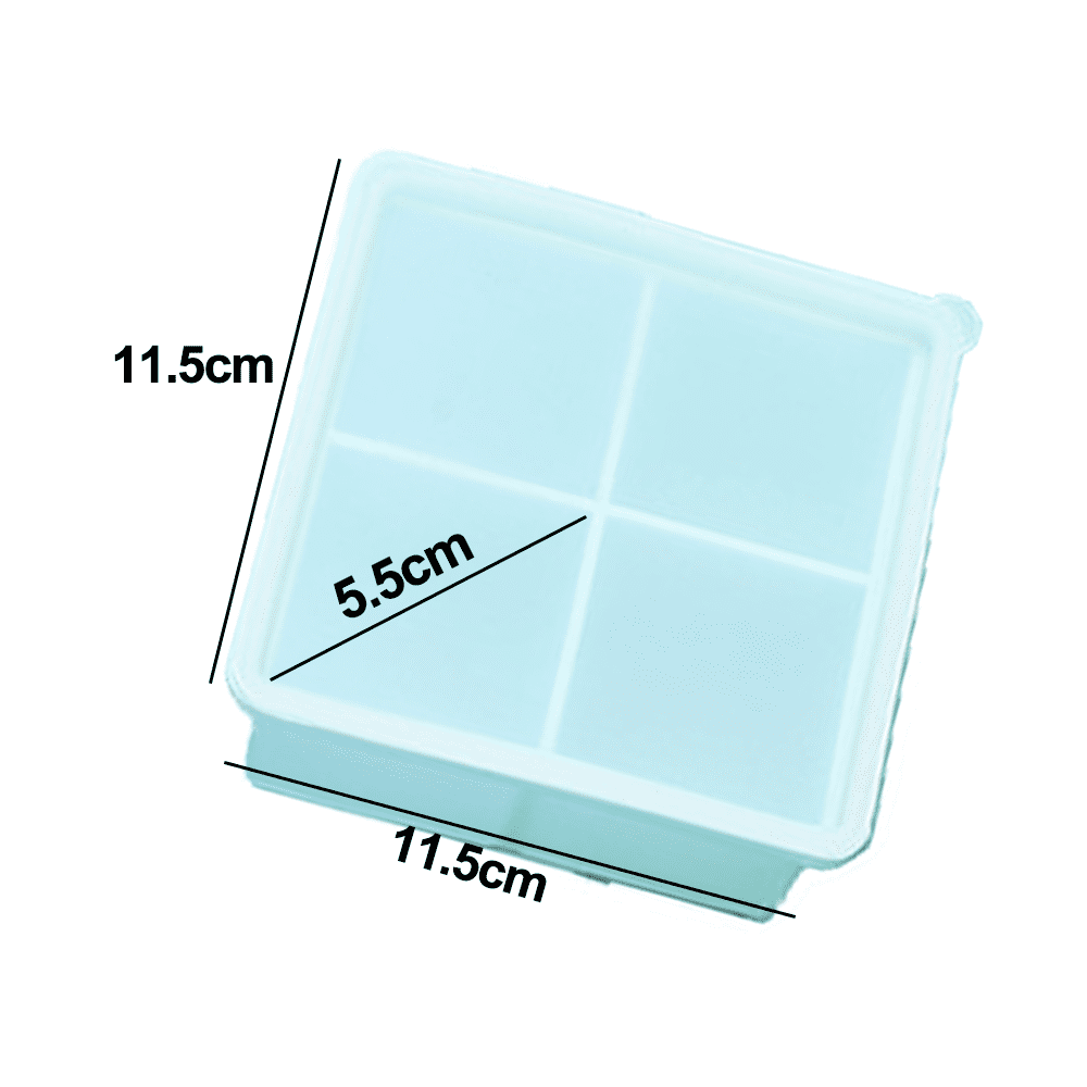 Ice Tray Mold Giant Jumbo Large Food Grade Silicone Ice Cube Square Tr –  Absinthia's Bottled Spirits