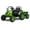 green, variant on 12V Kids Ride On Tractor with Trailer & Remote Control - 35W Dual Motor Electric Tractor with Bluetooth, USB, Music, LED Lights & Safety Belt