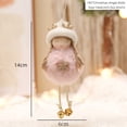 thumbnail image 5 of Christmas Hanging Plush Doll Toy Angel Girl Bell Doll Ornaments Hanging Decoration Pendant for Christmas Party, 5 of 5