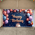 thumbnail image 4 of Decorative Balloons Banner Cake Design Party Backdrop Celebration Banner for Birthday Party Indoor Decoration Photo Shoot, 4 of 9