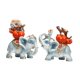 thumbnail image 2 of 2 estatuas de elefante de la suerte, adornos de resina, regalo de cumpleaños, coleccionables, Feng Shui Azul claro, 2 of 9