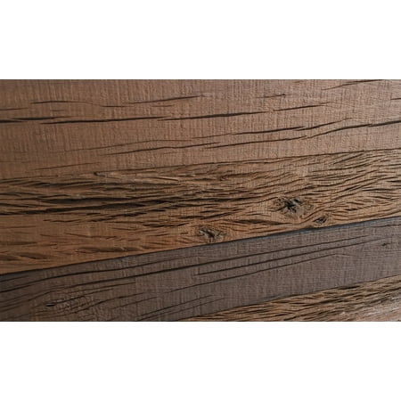 Easy Paneling Wall Ceiling Planks Rustic Wood Brown 10 Sqft