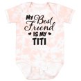 thumbnail image 3 of Inktastic My Best Friend is My Titi with Hearts Boys or Girls Baby Bodysuit, 3 of 5