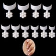thumbnail image 1 of 500 piezas de uñas postizas acrílicas de estilo corto francés, pegatinas para dedos, extensión, 1 of 5