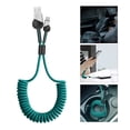 thumbnail image 3 of Spring Retractable USB Type C Fast Charging Cable Cellphone Charger Data Line, 3 of 3