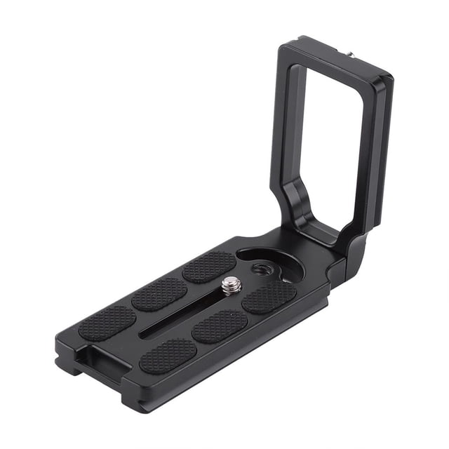 Sidaley Placa de liberación rápida universal vertical con soporte en forma de L para cámara DSLR Cámaras de vídeo