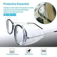 thumbnail image 4 of NETSENG 2 Pairs Safety Glasses Side Shields - Clear Side Shield - Universal Side Shield - For Small Medium Glasses, 4 of 5