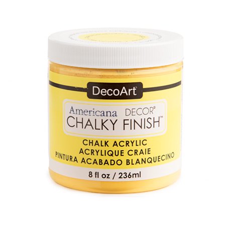 Americana Decor Chalky Finish Paint Rejuvenate Yellow 8 Ounce