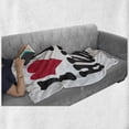 thumbnail image 6 of Wifey Hubby Soft Flannel Fleece Blanket, I Love My Hubby Valentines Day Lettering in Bold Letters Print, Cozy Plush for Indoor and Outdoor Use, 50" x 60", Dark Pink and Charcoal Grey, by Ambesonne, 6 of 6