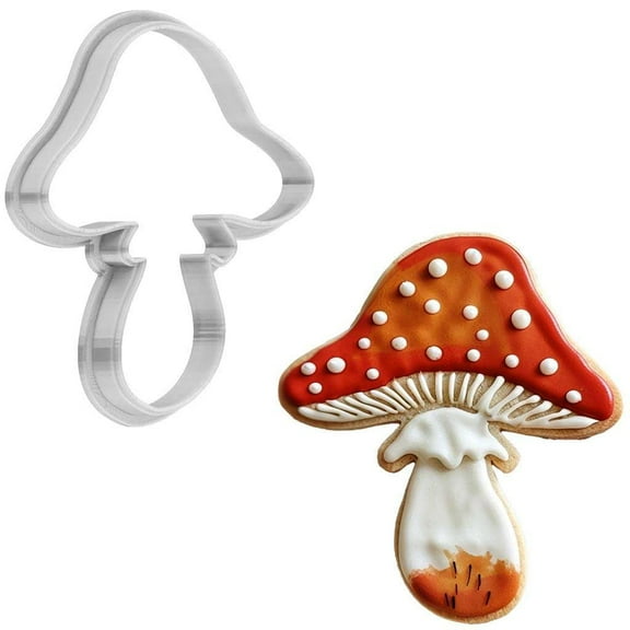 Mushroom Cookie Cutter 4 Inch Made in USA by WONDERTORY
