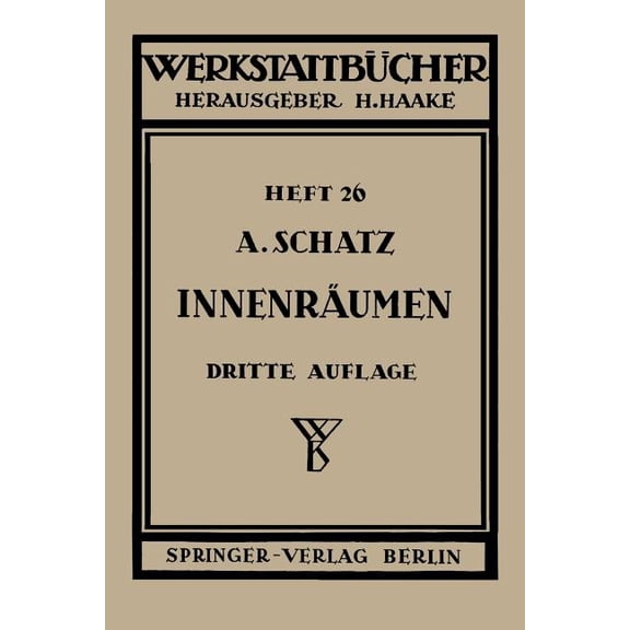 Werkstattbücher Innenräumen, Book 26, (Paperback)