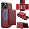 thumbnail image 1 of LC.IMEEKE L5 For iPhone 15 Plus Magnetic Phone Case Leather Back Cover with Detachable Card Holder -, 1 of 5