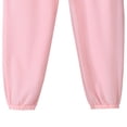 thumbnail image 4 of Qingpeng Unisex Solid Color Elastic Waist Slim Fit Jogger Pants Breathable Lightweight Casual Full Length Pants For Big Kids, 4 of 6