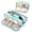 Sky Blue, variant on Lzobxe Pencil Case Expandable Extra Large Pencil Pouch with Zipper, Soft and Portable Storage Organizer for Adults Men Women Office Essentials