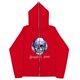 thumbnail image 1 of Sudadera de calavera oscura europea y americana para hombre y mujer, sudaderas con capucha góticas para pareja, sudadera de Cremallera larga de talla grande Harajuku 2023, 1 of 5