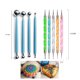 thumbnail image 2 of Juego de 16 herramientas de punteado de mandala para pintura artística en roca, pintura de uñas, dibujo, dibujo y manualidades, 2 of 5