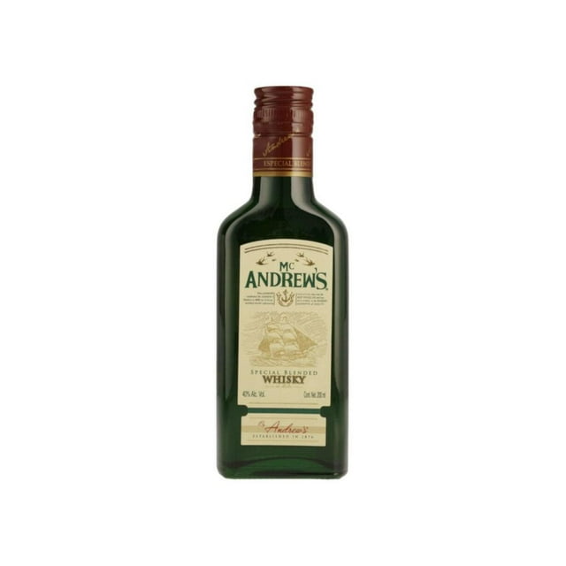 Pack de 4 Whisky Mc Andrews Special Blended 200 ml Mc Andrews Andrews Special Blended