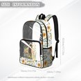 thumbnail image 7 of Xoenoiee Giraffe Flower Print Clear Backpack for Girls, Large Capacity School Backpack PVC Bookbag Heavy Duty Bookbag Lightweight Casual Daypack with Adjustable Strap for Travel Hiking School, 7 of 7