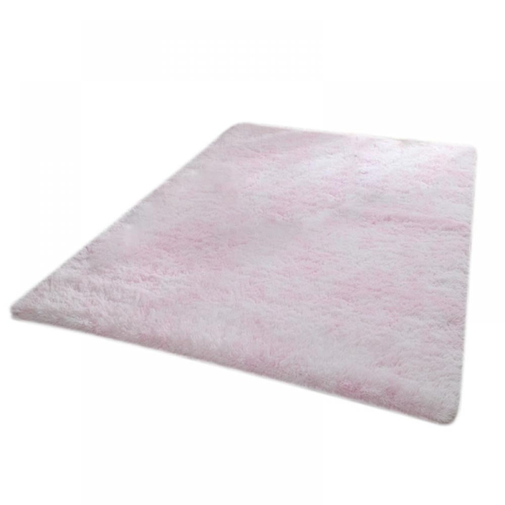 Tie Dye Ombre Bedroom Fluffy Rug 1.6X2.6Ft Living Room Plush Rug, Kids