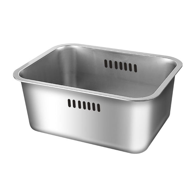 Cesta de drenaje para lavabo, práctico y versátil utensilio de cocina, colador, utensilios de cocina para , verduras, cebada, frutas y pasta.