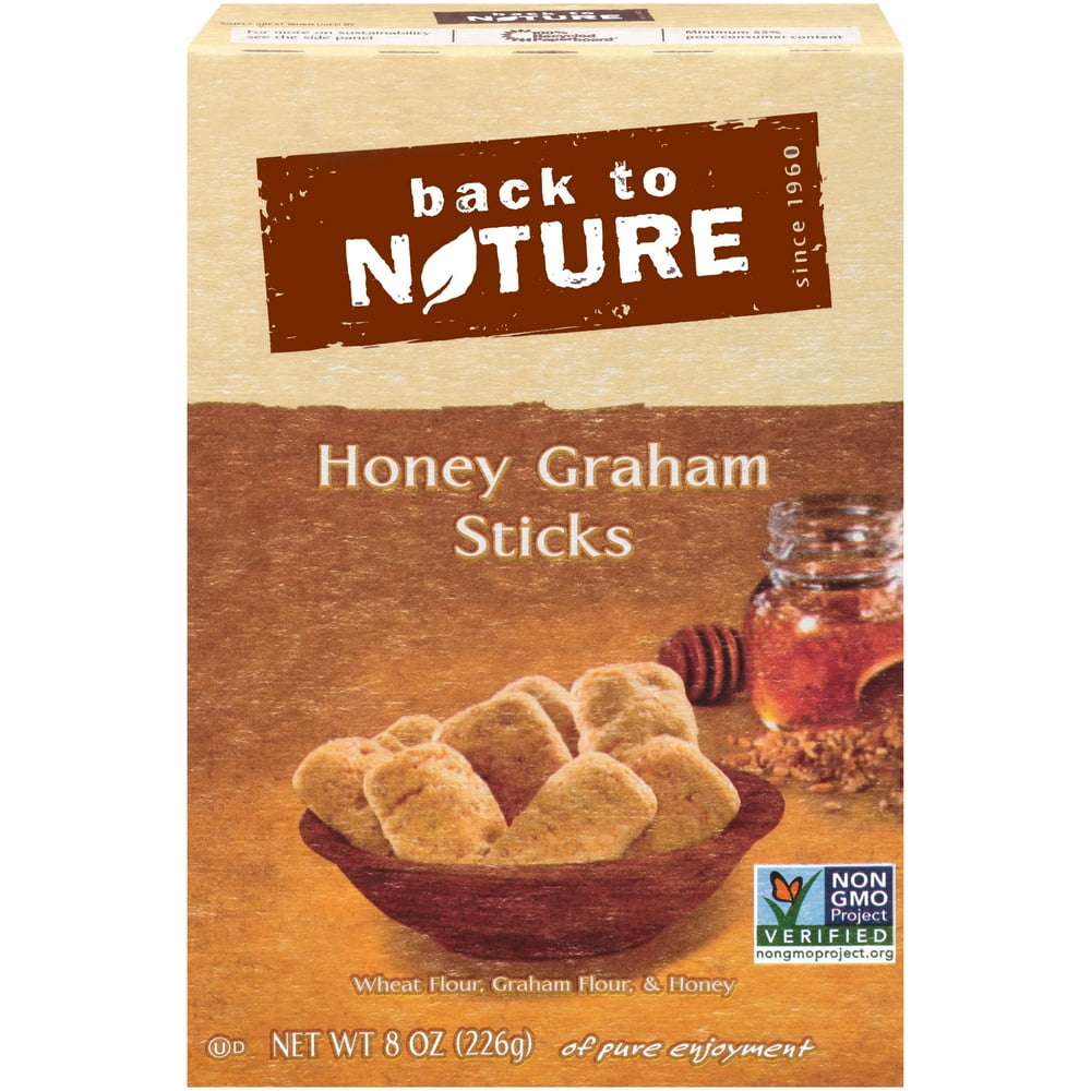 Back to Nature Honey Graham Sticks 8 oz. Box