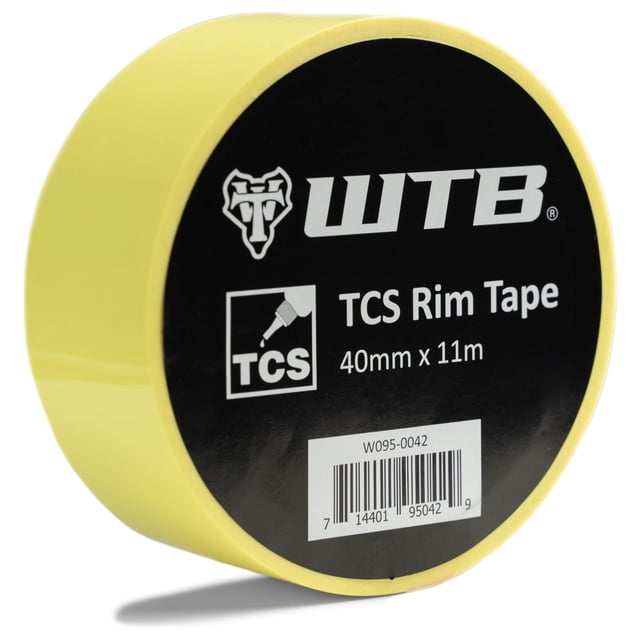 WTB Tubeless Bicycle Rim Tape (40mm x 11m) Easy Tubeless Setup & Airtight Seal, Compatible with All Tubeless Rims