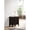 Cappuccino, variant on Edmondson Grey Oak 2-Drawer Nightstand with Floating Base for Bedroom, 23.5W x 15.75D x 23H, Rustic Retro Style, Two-Tone Melamine