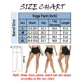 thumbnail image 3 of SAYFUT Women's High Waisted Workout Gym Butt Lifting Booty Yoga Shorts Ruched Running Tummy Control Leggings Textured Pants, 3 of 7
