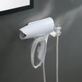 thumbnail image 2 of Huayishang Locker Shelf Hair Dryer Holder Adhesive Blow Dryer Holder Wall Mounted Hair Dryer Rack No Drilling Dryer Hanger for Bathroom Decor, Kitchen Essentials Clearance Sale White, 2 of 8