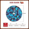 thumbnail image 2 of Sikiie Blue Butterflies Christmas Tree Skirt, Christmas Tree Decorations, Christmas Decor, Tree Mat Decoration(30-48IN)-30", 2 of 6