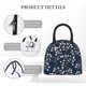 thumbnail image 4 of Easygdp Cherry Blossoms on Navy Background Bolsa de Almuerzo Insulada Grande, Forro de Aluminio, Diseño Espacioso, a Prueba de Fugas, Ideal para Trabajo, Picnics, Viajes y Actividades al Aire Libre, 4 of 6
