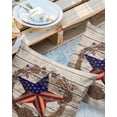 thumbnail image 2 of Old Farm Board with Flag Stars Garland Outdoor Pillow Covers Set of 2, Decorative Waterproof Throw Pillow Case, Independence Day Cotton Linen Soft Cozy Cushion Pillowcases, 2 of 6