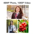 thumbnail image 3 of Cámara Digital, Cámara De Vlogging De 48MP 1080p Para Estudiantes Adolescentes, 3 of 7