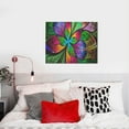 thumbnail image 4 of Naloa Multicolored Beautiful Flower Print Canvas Bathroom Wall Art,Bathroom Wall Art Decoration, Canvas Poster Prints,Decorative Paintings for Living Room, Bathroom, Kids Room, 4 of 6