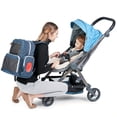 thumbnail image 4 of High Capacity Backpack Diaper Bags,Waterproof Nylon Baby Changing Bags, and Mom-and-Baby Bags with a Thermos Pocket set, 4 of 8