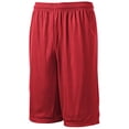 thumbnail image 2 of ST511 Sport-Tek Extra Long PosiCharge Classic Mesh Short Men's Excerise Shorts, 2 of 2