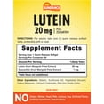 Lutein 20mg 30 Softgels Plus Zeaxanthin NonGMO and Gluten Free
