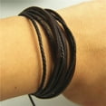 thumbnail image 4 of Xinyolin Vintage Multi Layers Faux Leather Men's Bracelet - All Match Male Accessory, 4 of 8