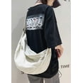 thumbnail image 4 of Kukuzhu Canvas Casual Messenger Bag for Women Hobo Crossbody Bag Shouder Purse Tote Handbag Men, 4 of 7